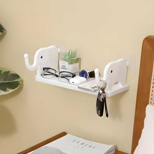 Self  Floating Wall Shelf  (Pack of 2)